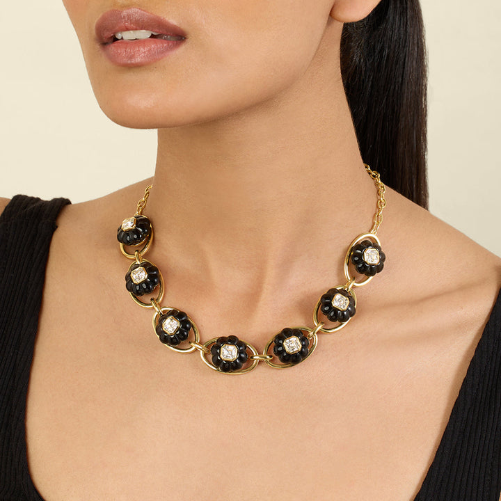 Midnight Garden Collar Necklace
