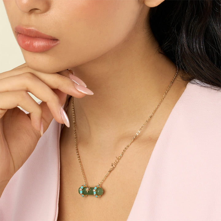 Green Aventurine Pendant Necklace