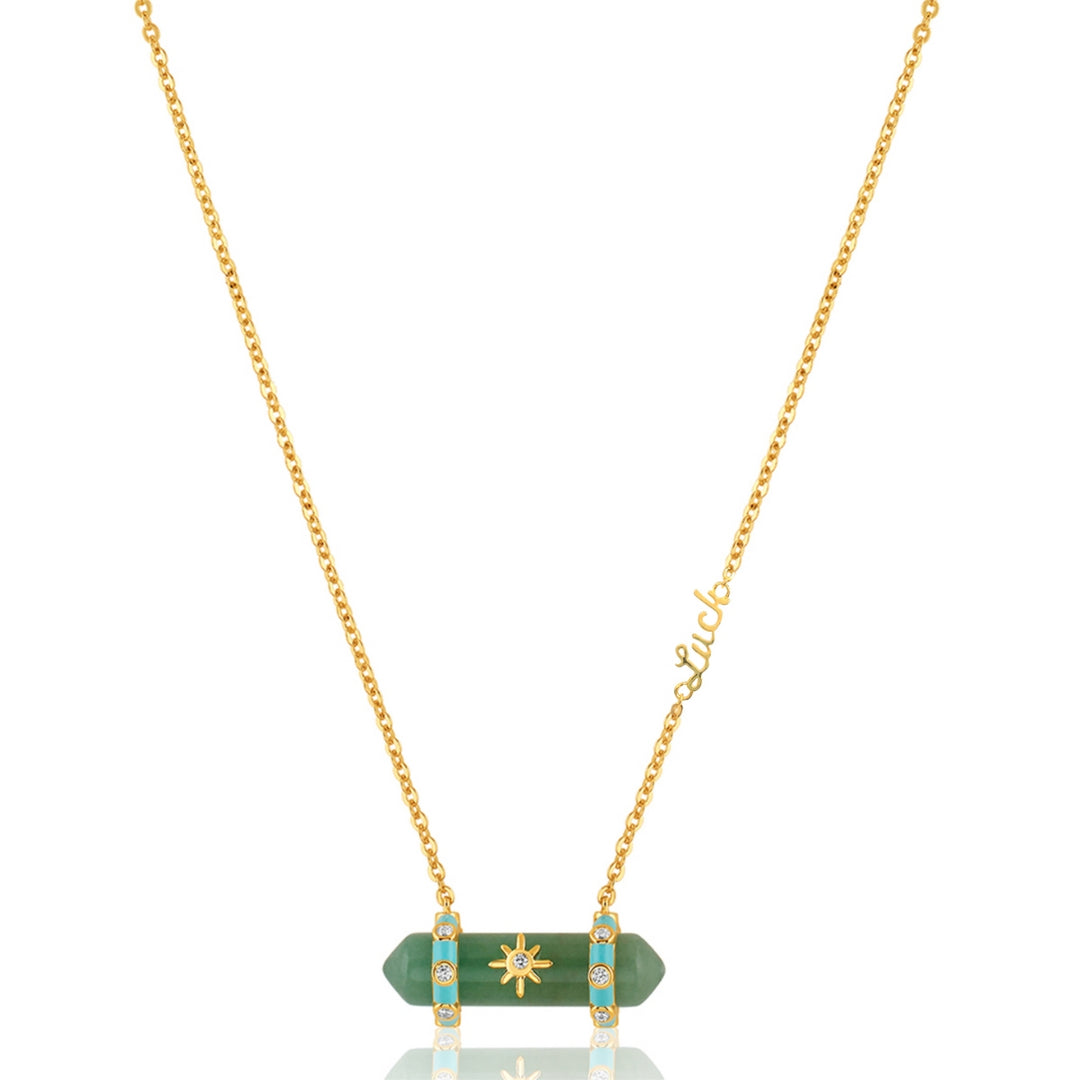 Green Aventurine Pendant Necklace