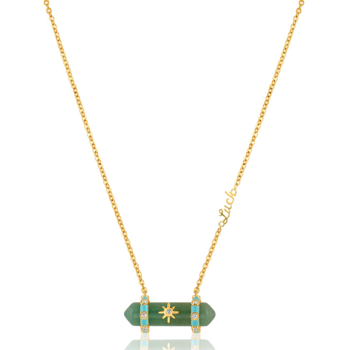 Green Aventurine Pendant Necklace