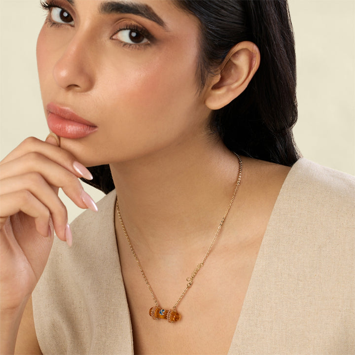 Citrine Pendant Necklace