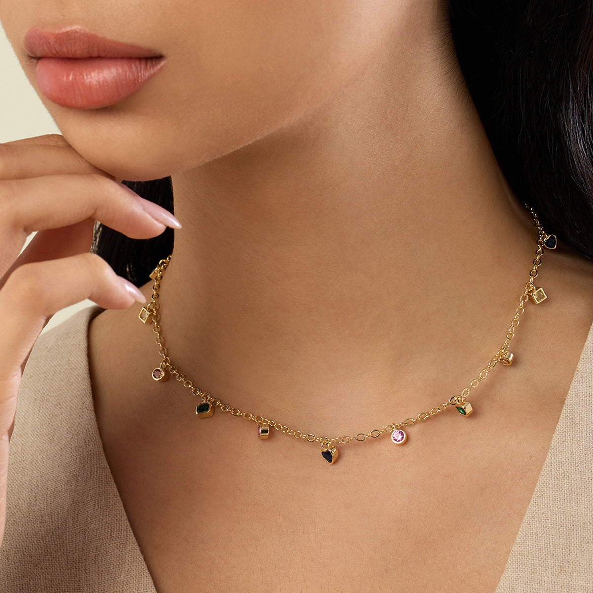 isharya Soul Symbols Charm Necklace Necklaces Outlet Jewelry