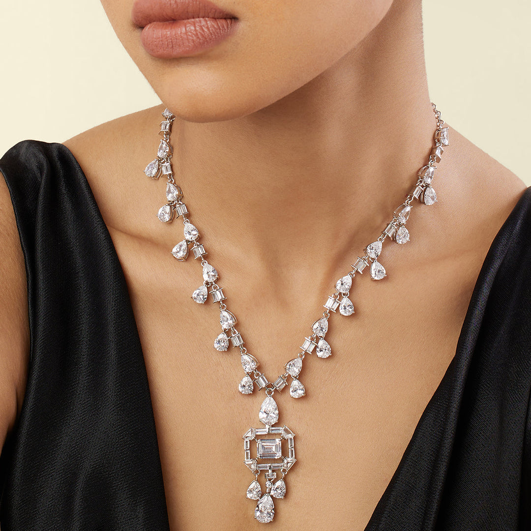 Timeless Elegance Long Necklace - Isharya | Modern Indian Jewelry