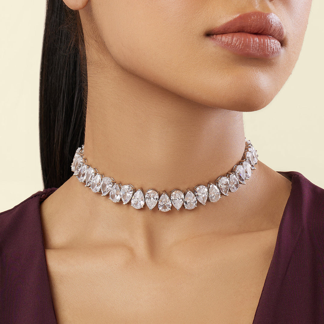 Elysian Choker Necklace - Isharya | Modern Indian Jewelry