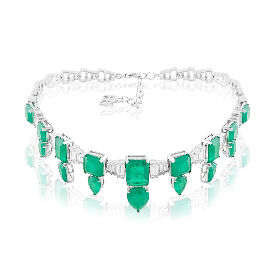 Emerald Celestial Luxe Choker Necklace