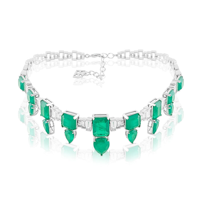 Emerald Celestial Luxe Choker Necklace