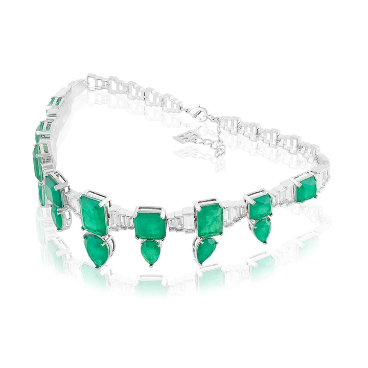 Emerald Celestial Luxe Choker Necklace