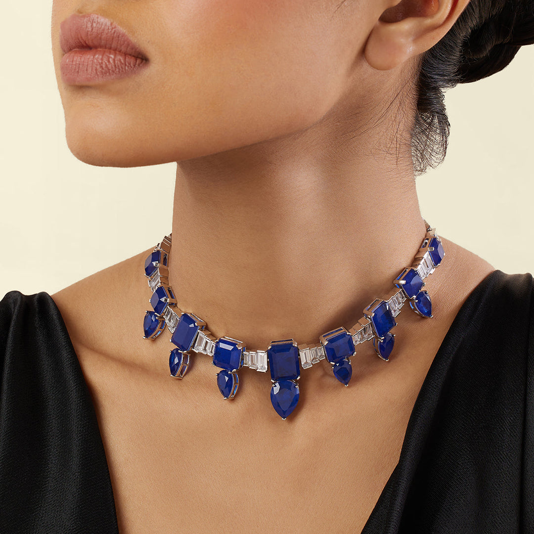Celestial Luxe Choker Necklace - Isharya | Modern Indian Jewelry