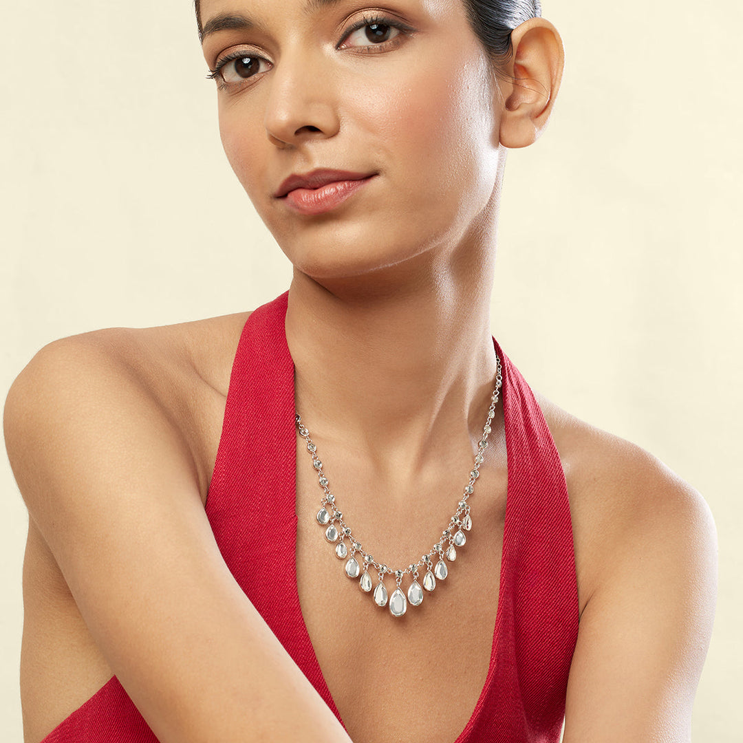Torre Mirror Necklace 