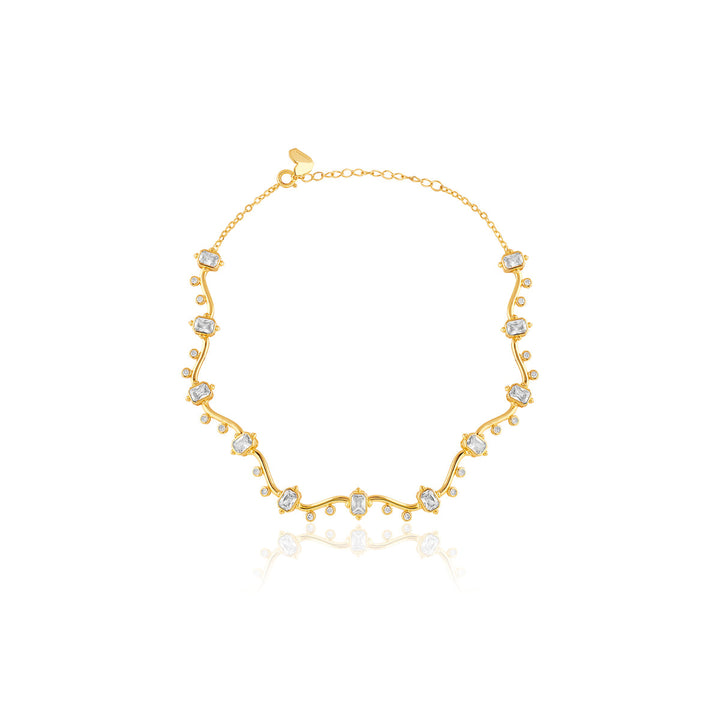 Neraya Wavy Choker Necklace 