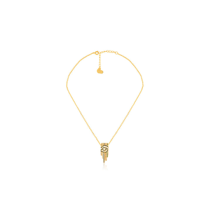 Visura Pendant Necklace In 18Kt Gold Plated