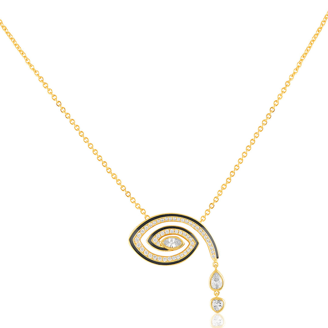 Intuita Pendant Necklace  In 18Kt Gold Plated