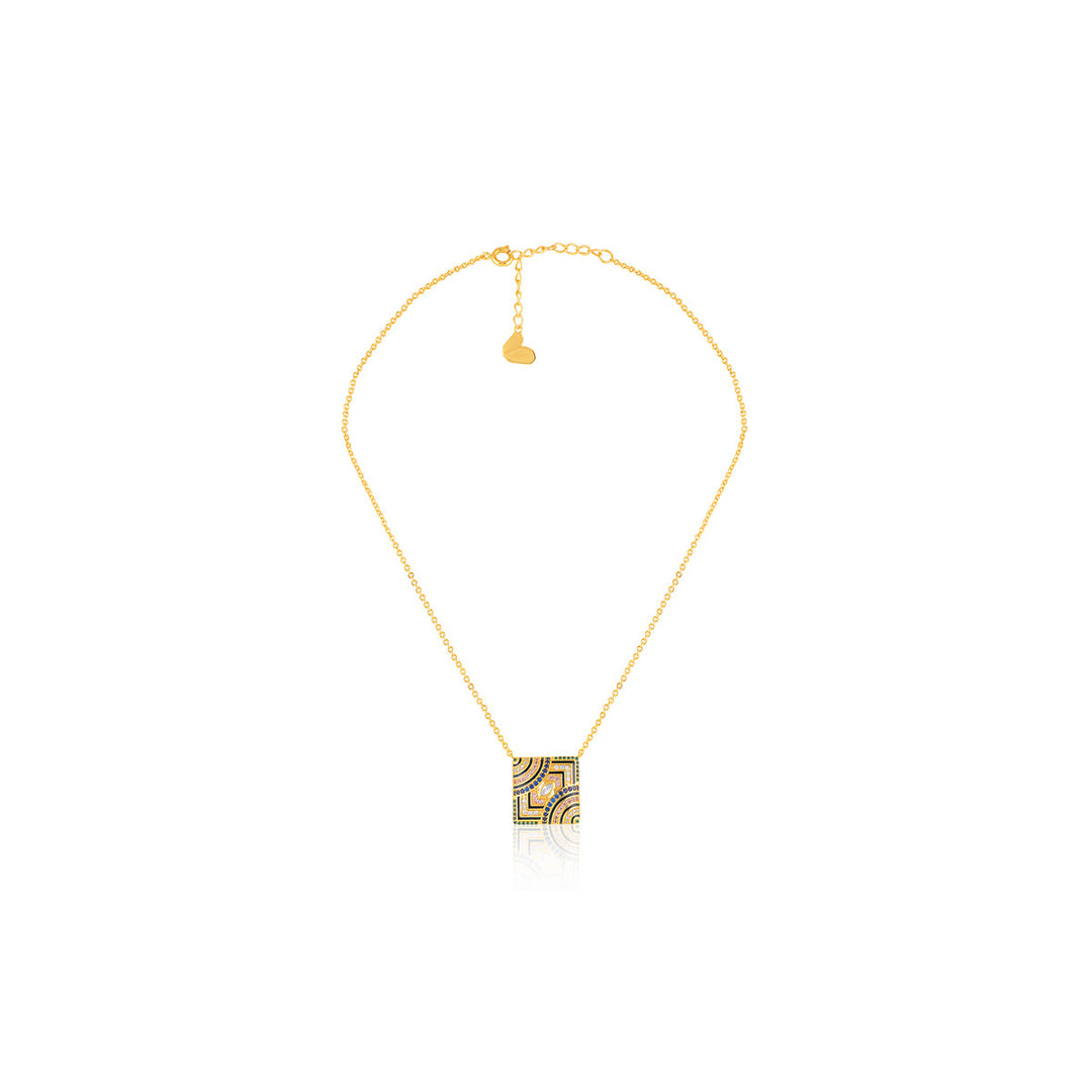 Vyntra Pendant Necklace In 18Kt Gold Plated