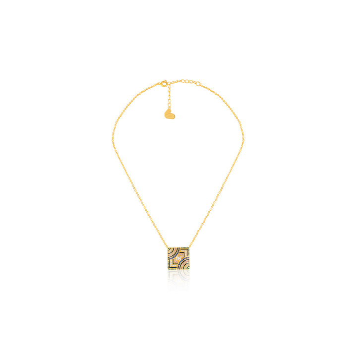 Vyntra Pendant Necklace In 18Kt Gold Plated