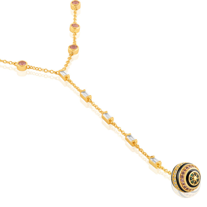 Evoka Y Necklace In 18Kt Gold Plated