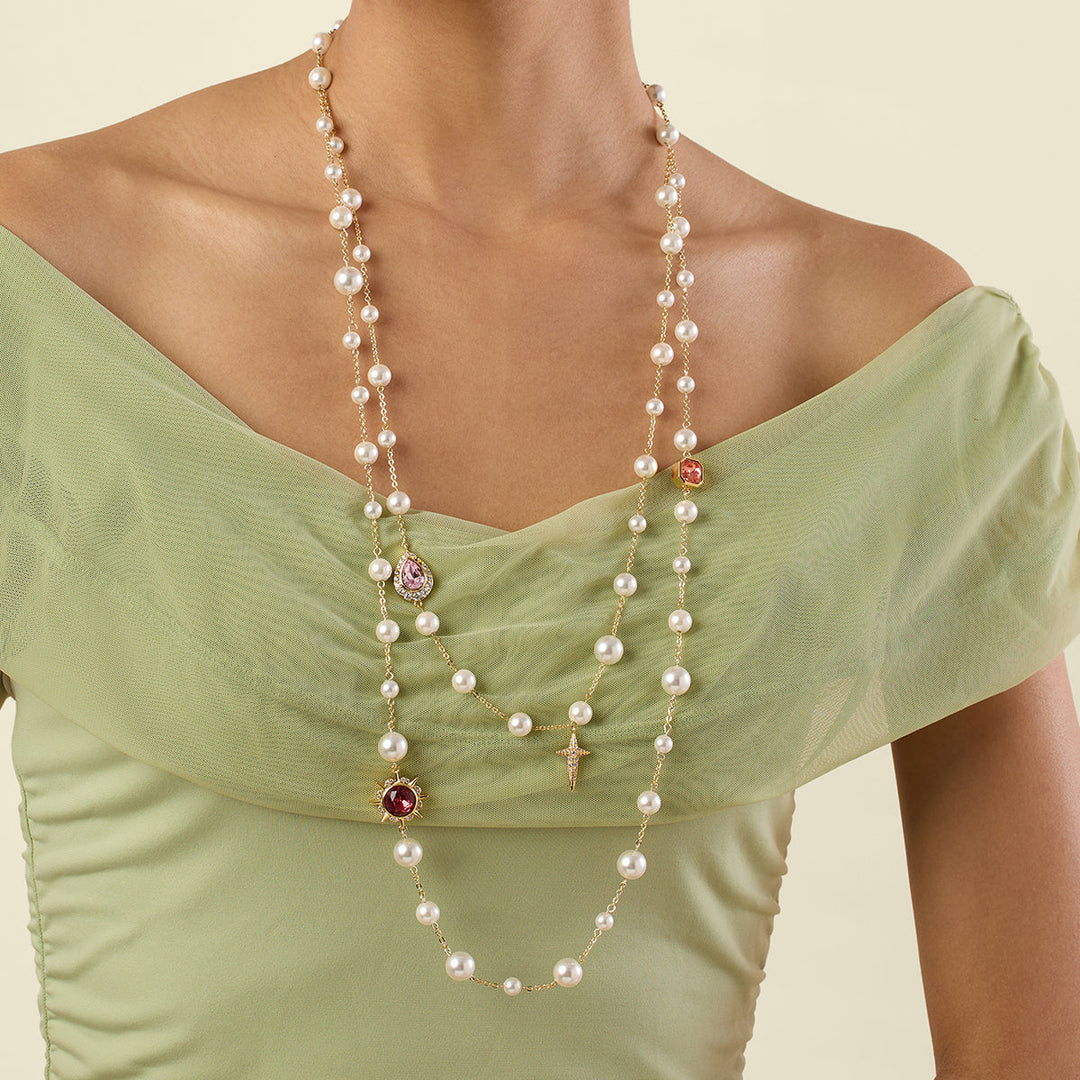 Nightspell Layered Long Necklace