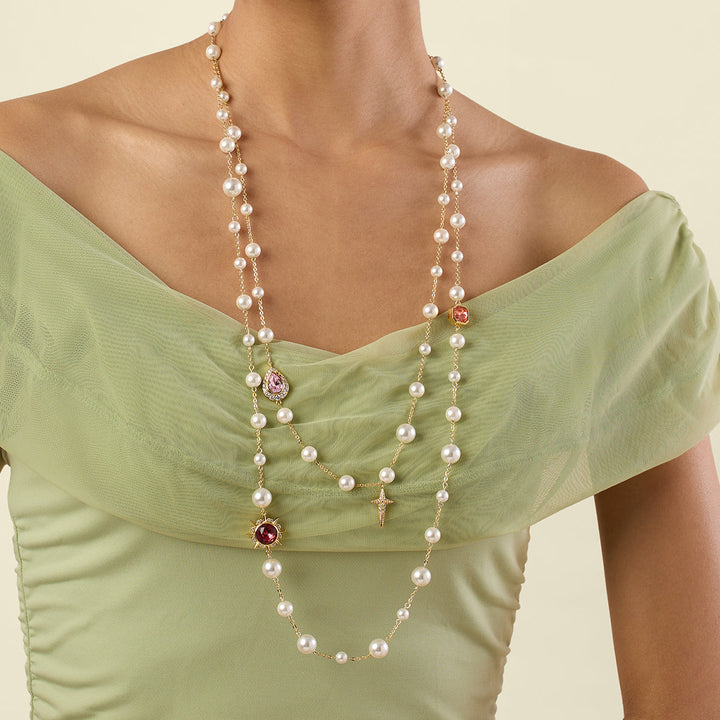 Nightspell Layered Long Necklace