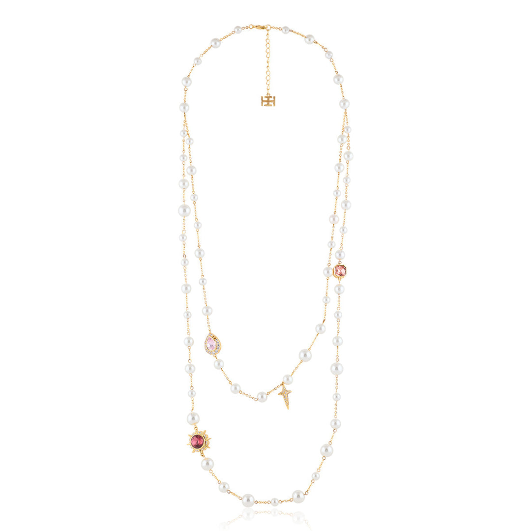 Nightspell Layered Long Necklace