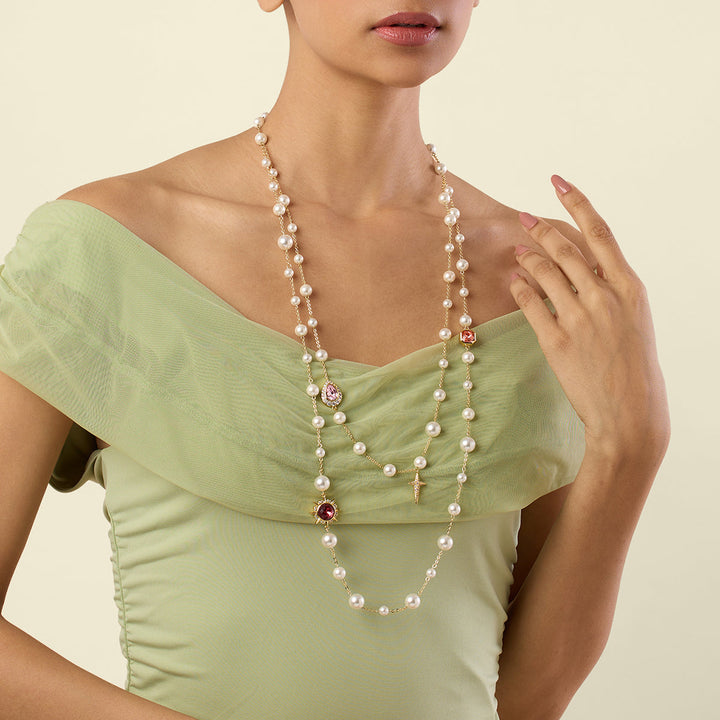 Nightspell Layered Long Necklace