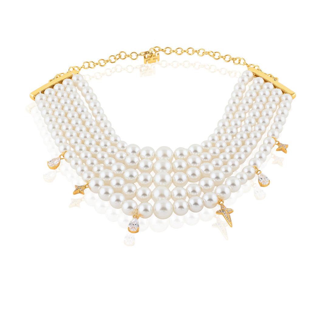 Glyph Statement Pearl Necklace