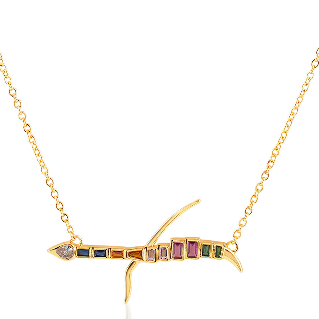 Hamsi Multi-coloured Pendant Necklace