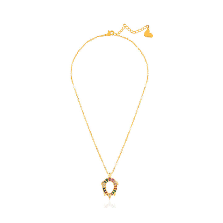 Koorma Multi-coloured Pendant Necklace