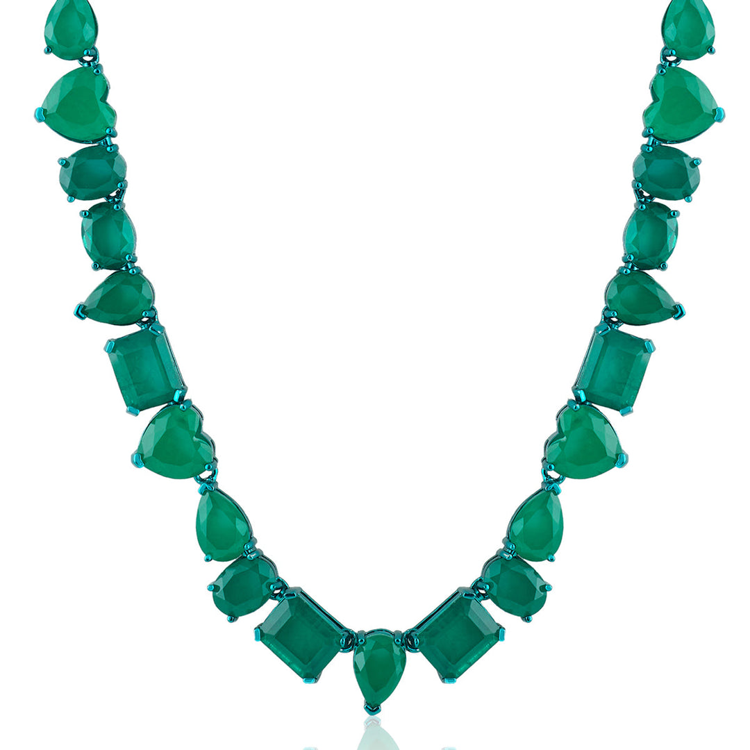 NoirÃ© Emerald Collar Necklace