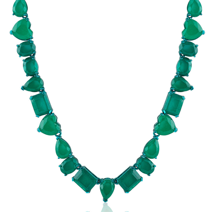 NoirÃ© Emerald Collar Necklace