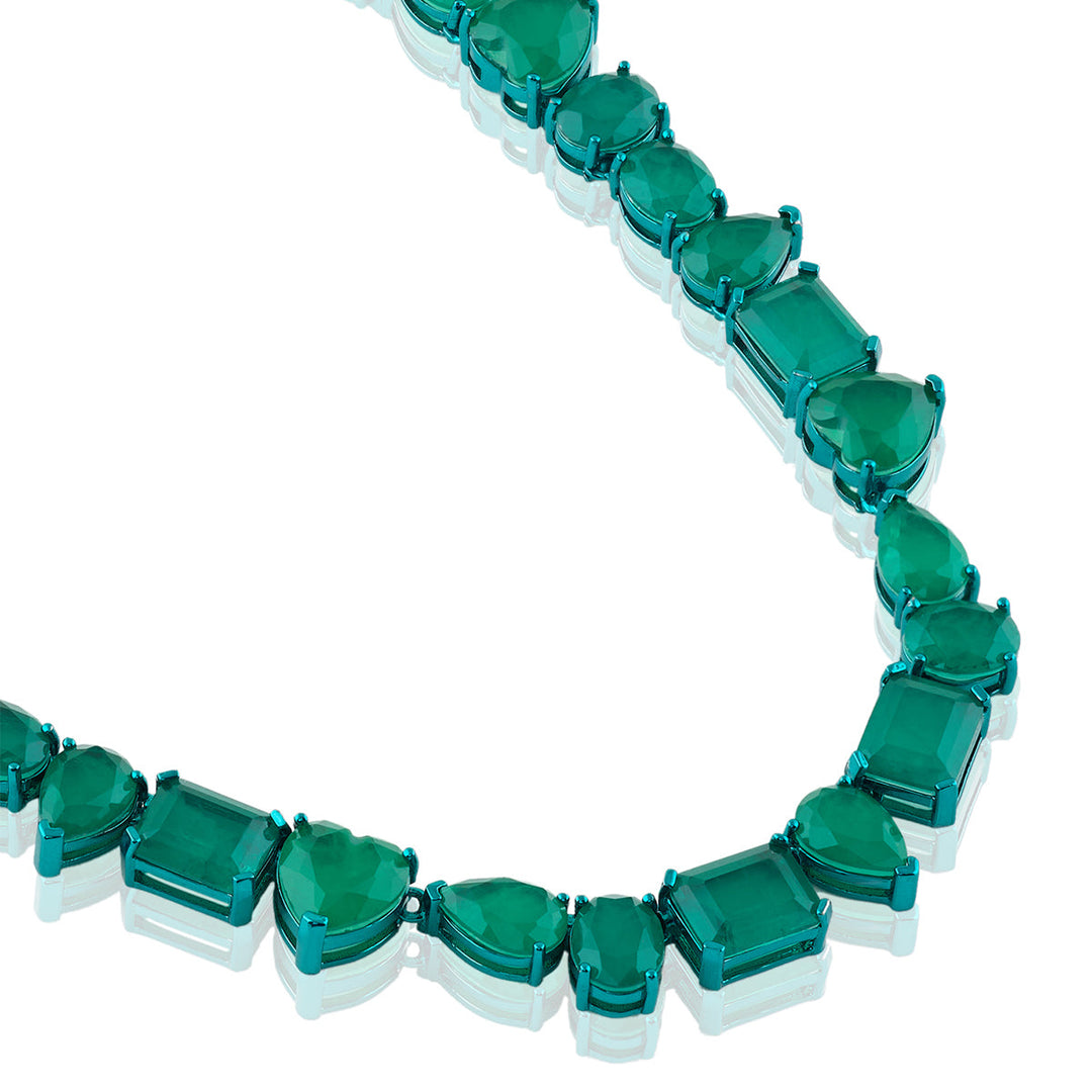 NoirÃ© Emerald Collar Necklace