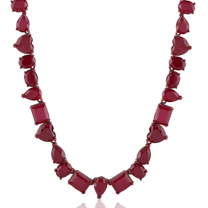 Vivienne Ruby Collar Necklace