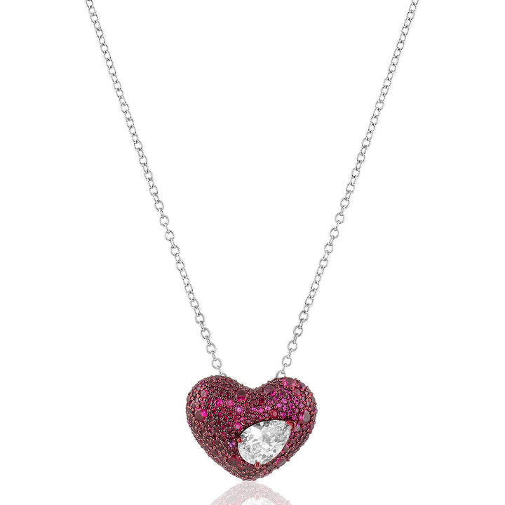 Violetta Ruby Pendant Necklace