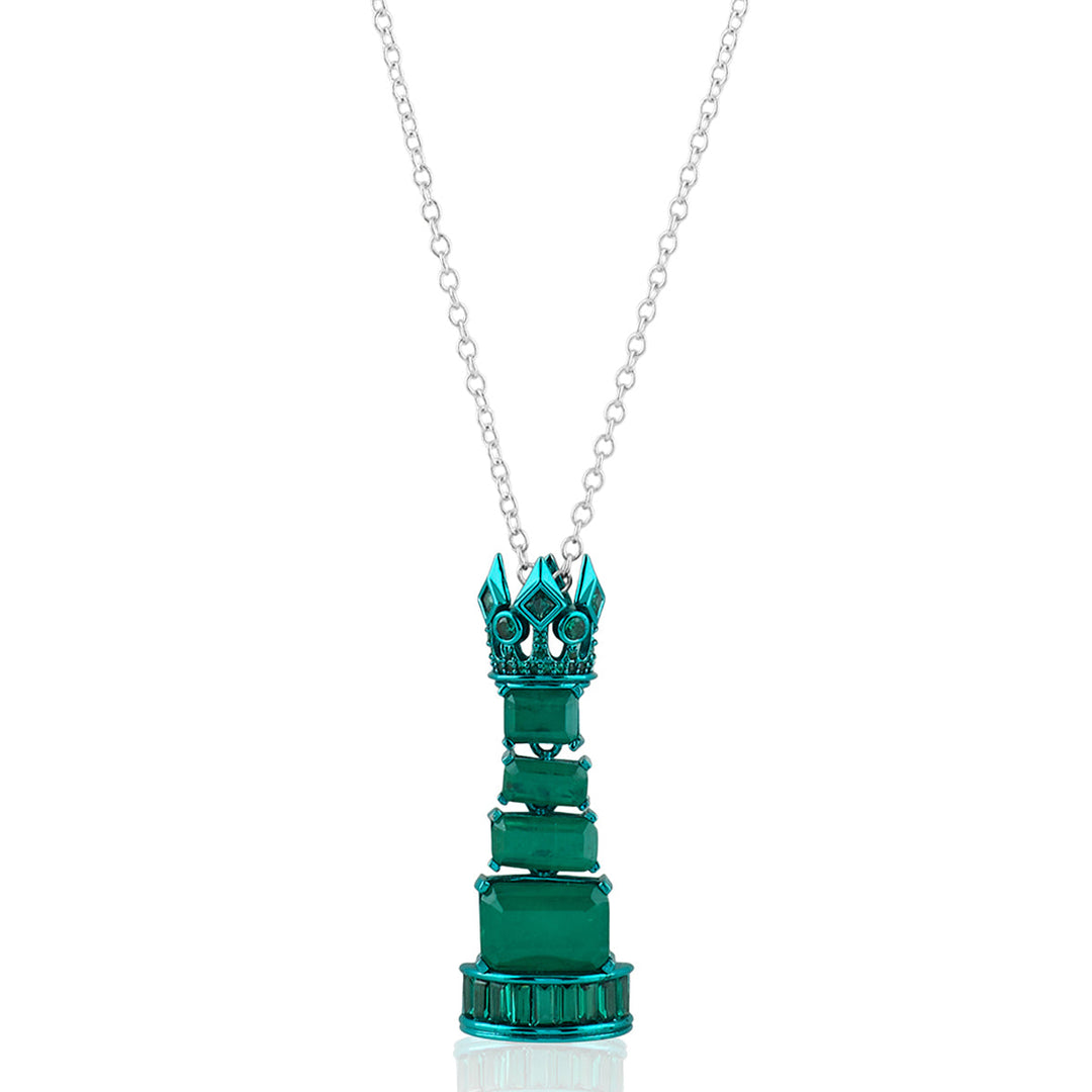 Estelle Emerald Pendant Necklace