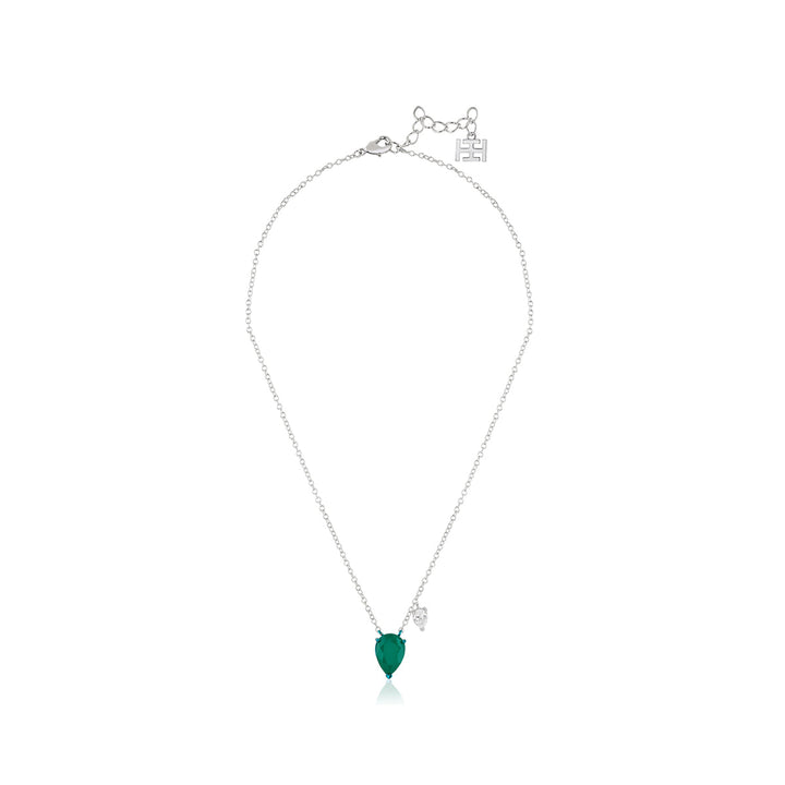 Alouette Emerald Pendant Necklace