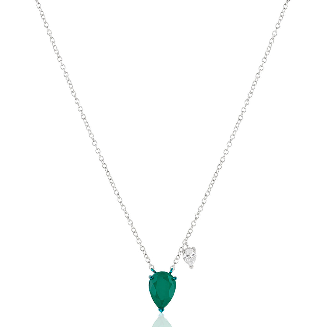 Alouette Emerald Pendant Necklace
