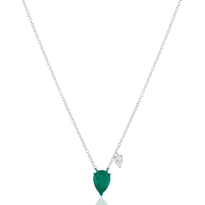 Alouette Emerald Pendant Necklace