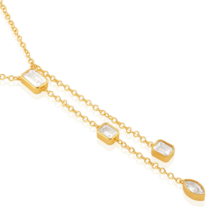 Celeste Golden Y Necklace