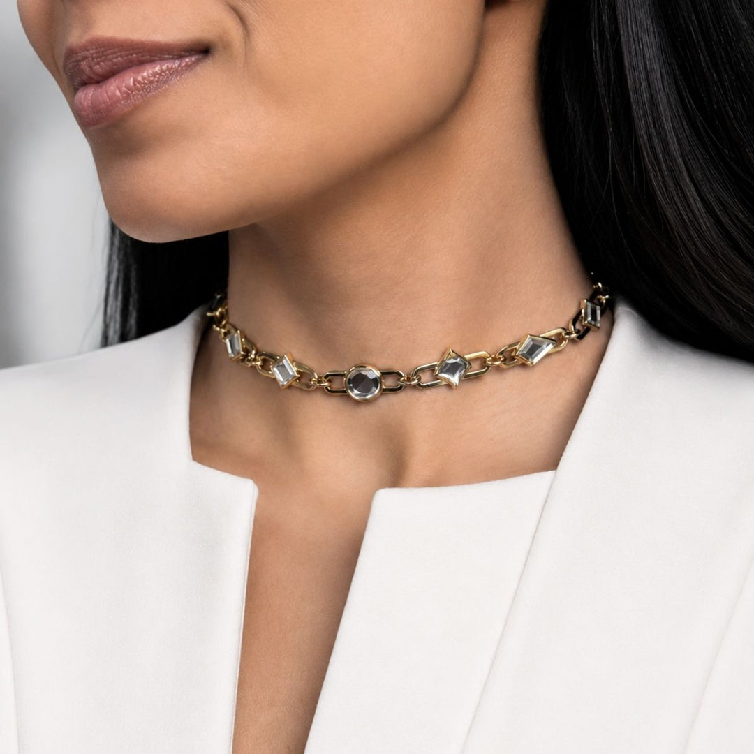 Cherie Mirror Choker Necklace