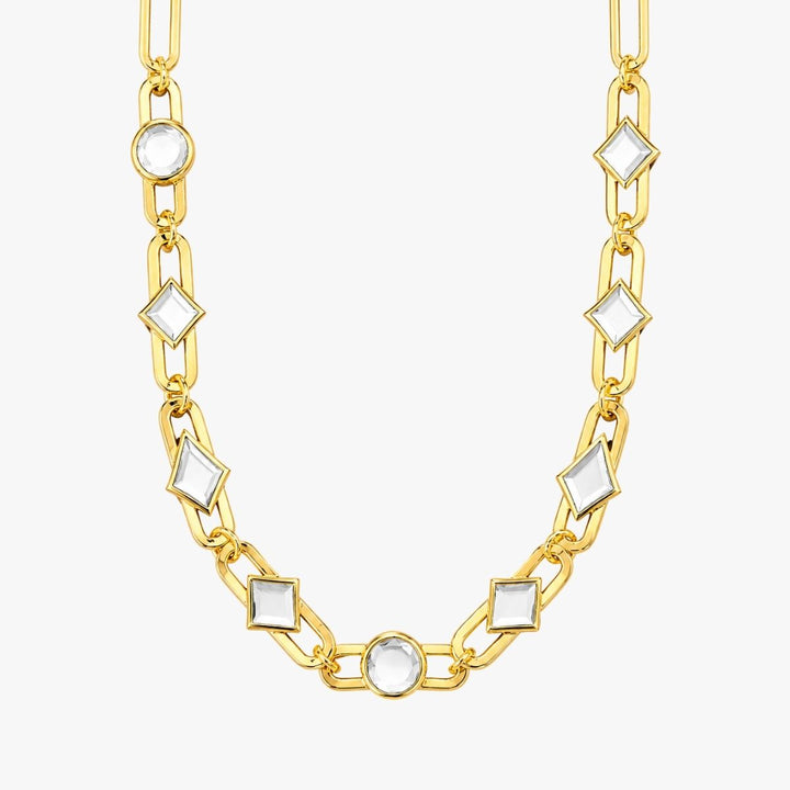 Cherie Mirror Choker Necklace