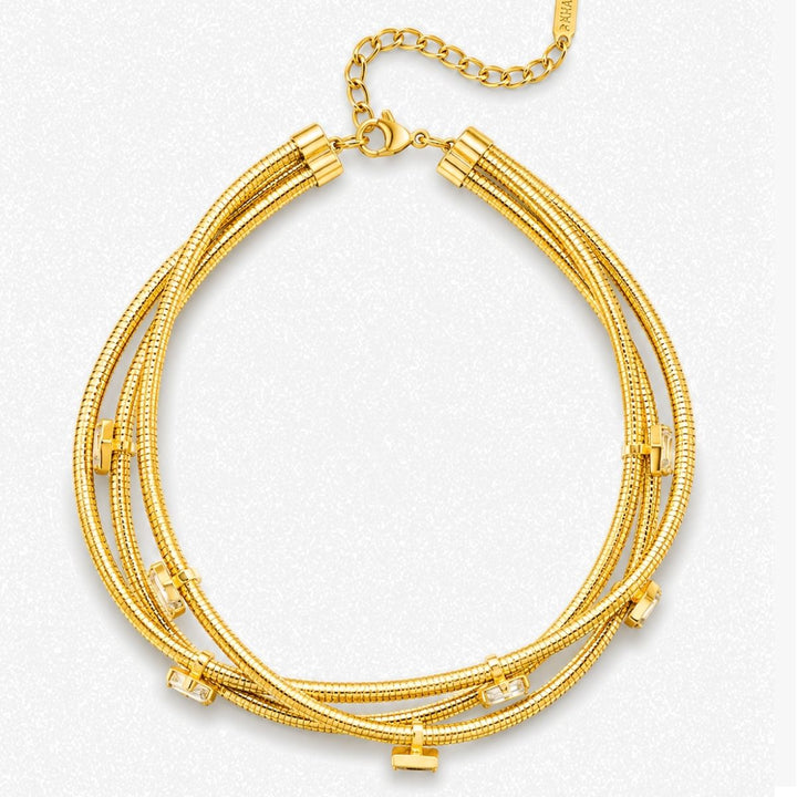 Geo Statement Mirror Choker