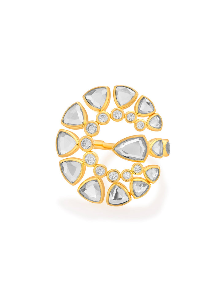 Jugni Mirror Statement Ring