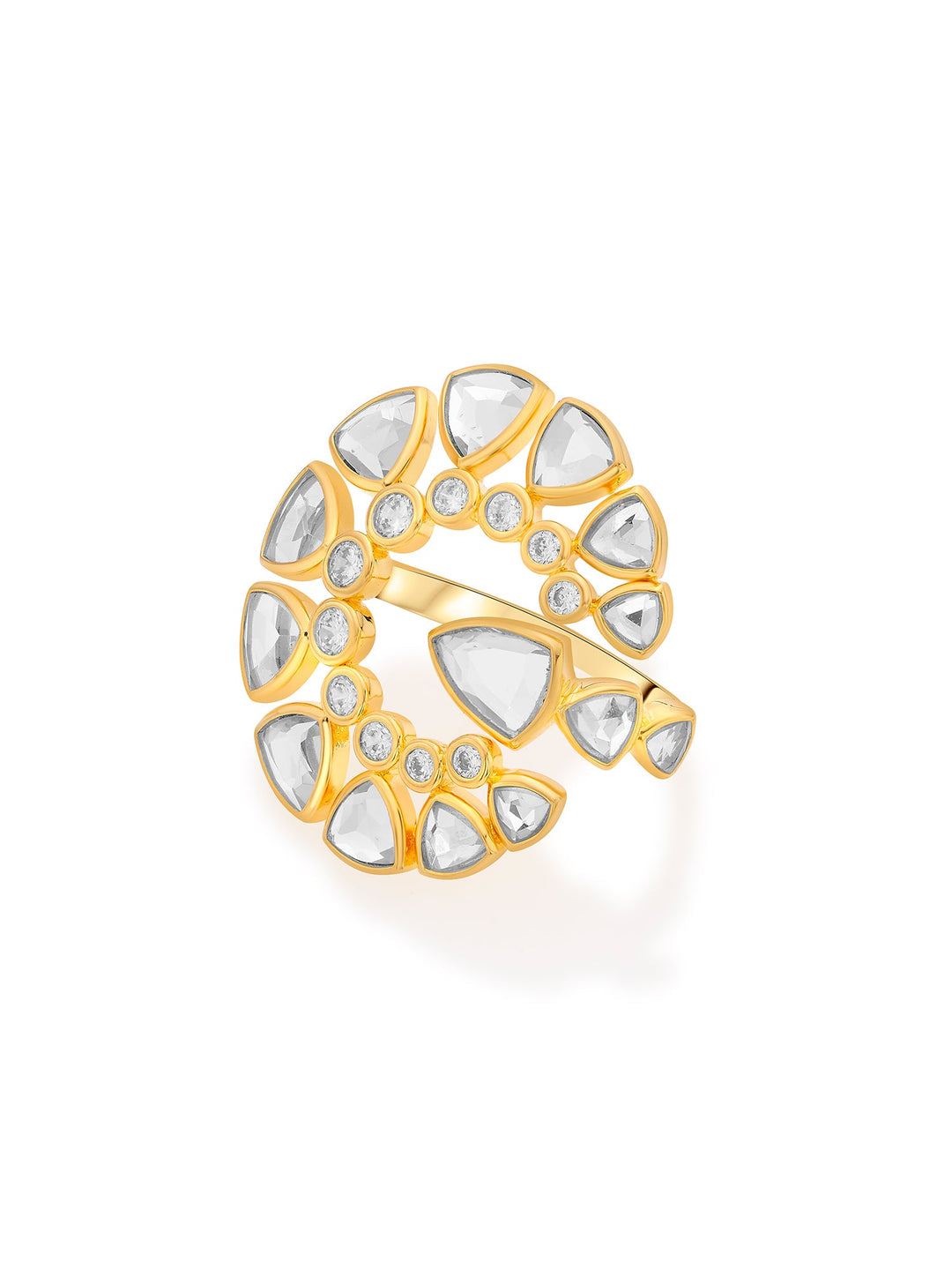 Jugni Mirror Statement Ring