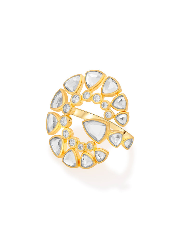 Jugni Mirror Statement Ring