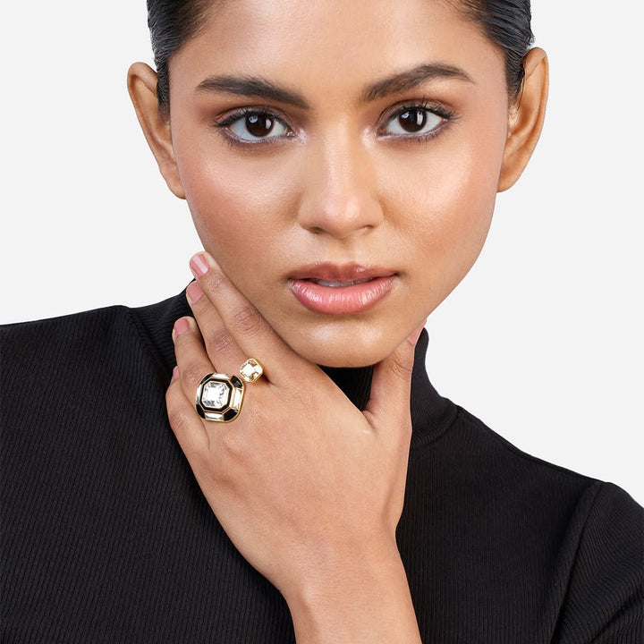 Multi Two head Ring for Women by Isharya | Modern Indian Jewellery