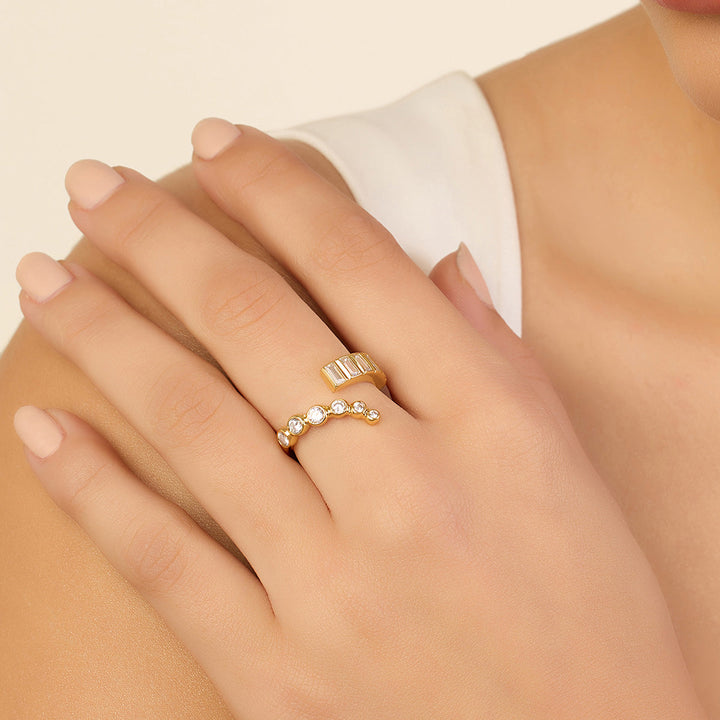 Abstract Stackable Ring 