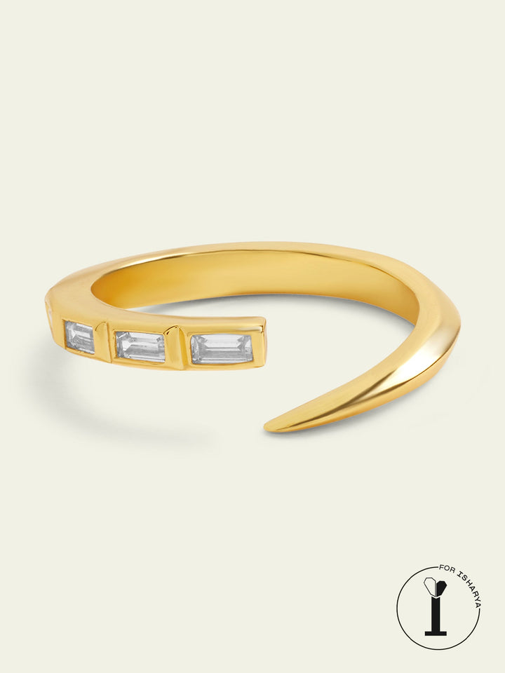 Gold Spikes Ring