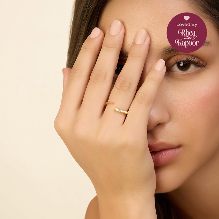 Gold Spikes Ring