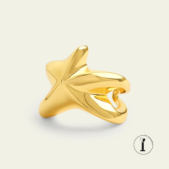 Gold Star Ring 