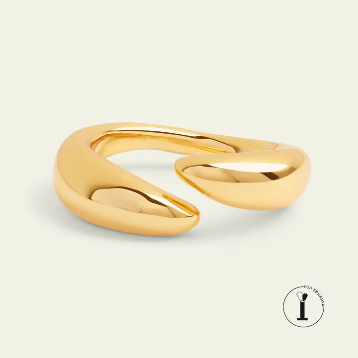 Gold Bubble Ring 