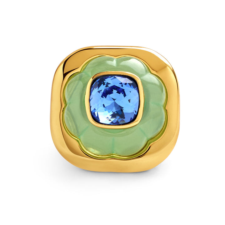 Green & Sapphire Ring