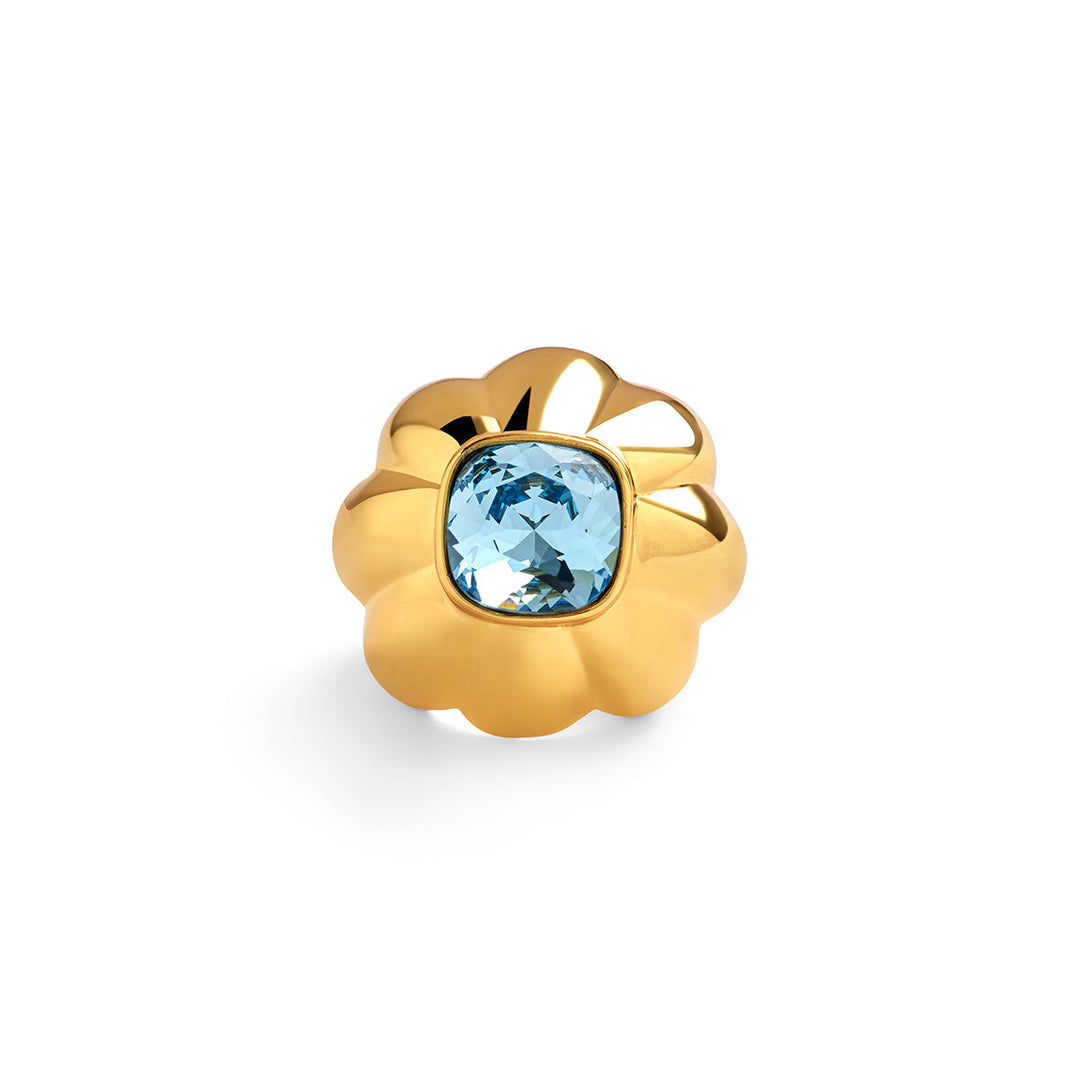 Yellow Statement Ring for Women by Isharya | Modern Indian Jewellery